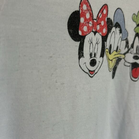Disney Women’s Mickey Mouse and Friends White short sleeve Tshirt XXL - Picture 3 of 6
